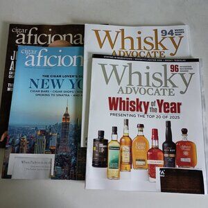 Cigar Aficionado Whiskey Advocate 4 pack magazines